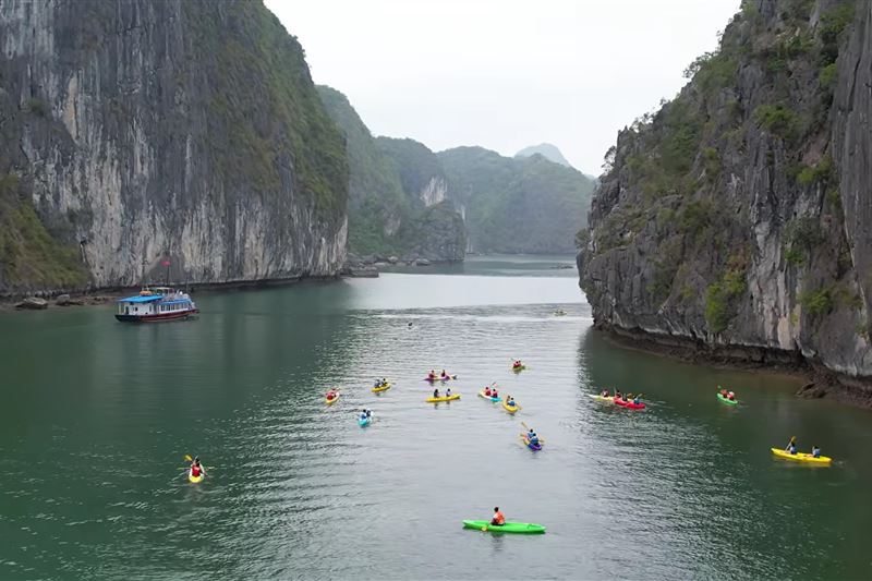  Tour Cát Bà 1 Ngày: Khám phá vịnh Lan Hạ  – Chèo thuyền Kayak - Thăm Hang động